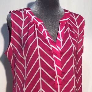 Hanna & Gracie sleeveless blouse size medium